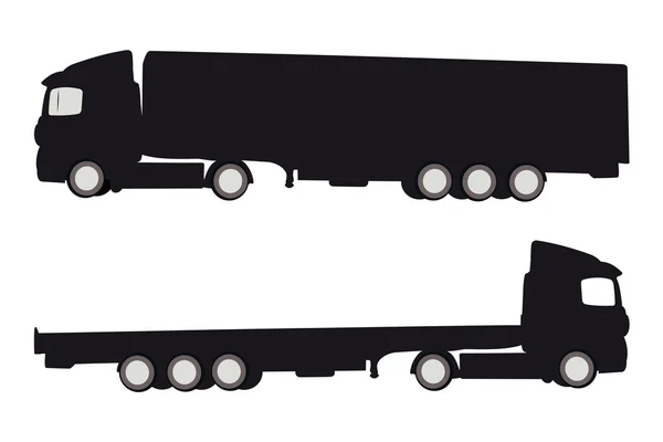 Dwie ciężarówki — Wektor stockowy
