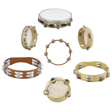 Tambourines clipart