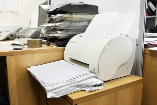 Impresora en la oficina — Foto de Stock