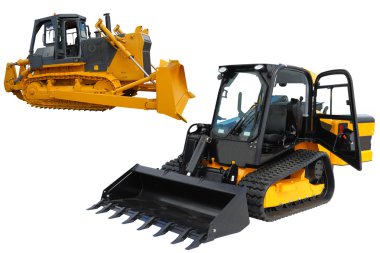 Bulldozers clipart