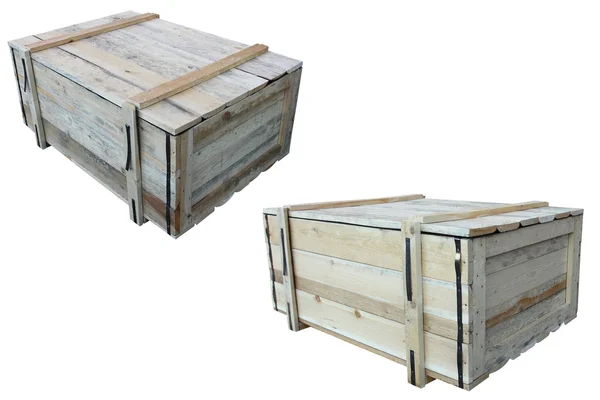 Wooden boxes Royalty Free Stock Images