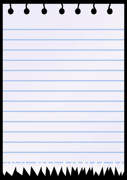 Notebook sheet. — Stock Photo, Image