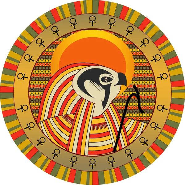 Dieu égyptien du soleil Ra — Image vectorielle