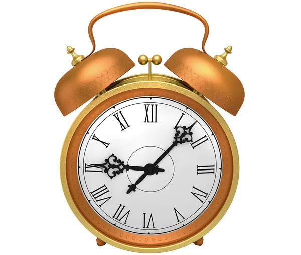 Bronze alarm clock — Stock Photo, Image