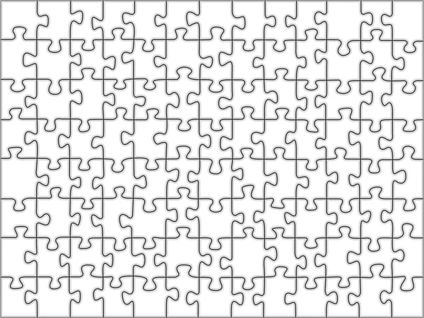 Form eines Puzzles — Stockvektor