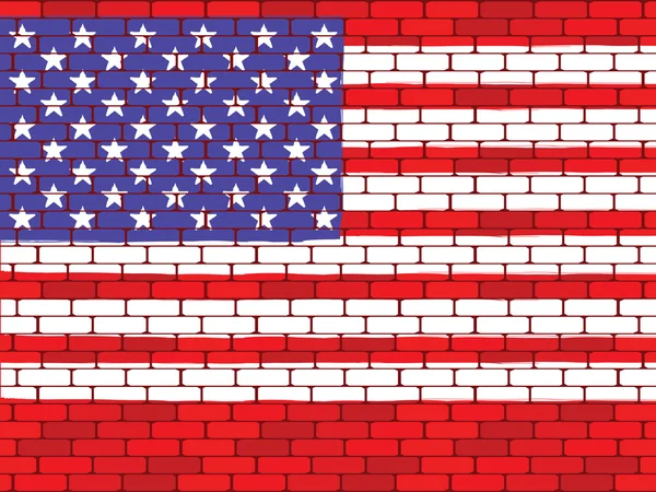 Φόντο μια σημαία των ΗΠΑ — Διανυσματικό Αρχείο