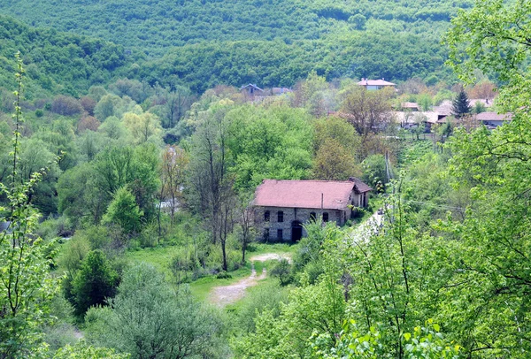 Widok wsi bułgarskiej — Zdjęcie stockowe