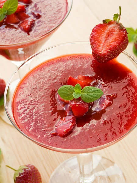 Smoothie de morango — Fotografia de Stock