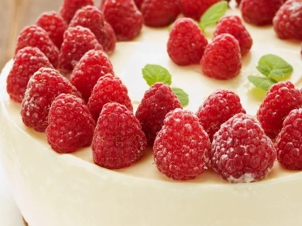 Raspberry Cheesecake — Stockfoto