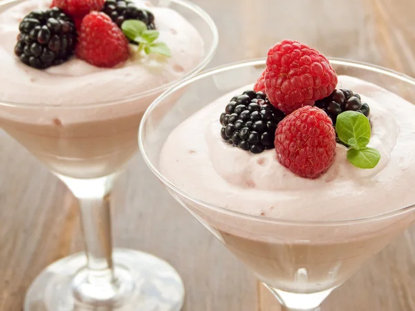 Berry cream — Stock Photo, Image