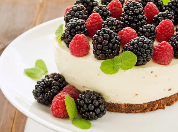 Berry cheesecake — Stockfoto