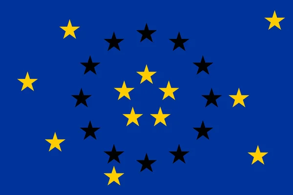 Kolaps Evropské unie — Stockový vektor