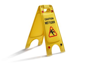 Wet Floor Sign clipart