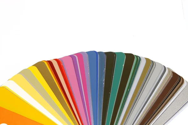 Vzorky cmyk barevné definice. — Stock fotografie