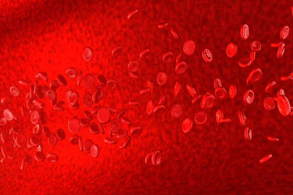 红色的血液细胞 — 图库照片