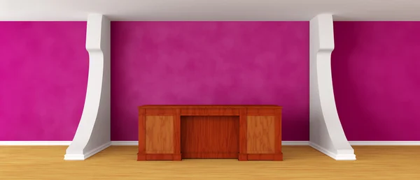 Recepción púrpura moderna — Foto de Stock
