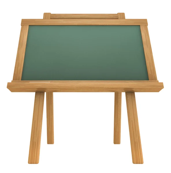 stock image Empty chalkboard on white background