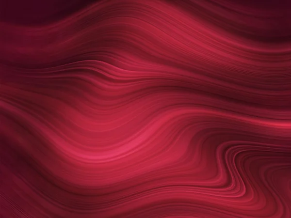 赤い波がぼやけと曲線の背景 — ストック写真