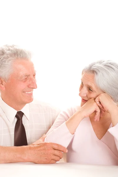 Glad äldre par tillsammans — Stockfoto