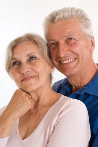 Glad äldre par tillsammans — Stockfoto