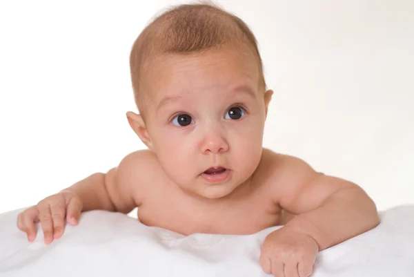 Portrait of a beautiful newborn — Stock Photo, Image