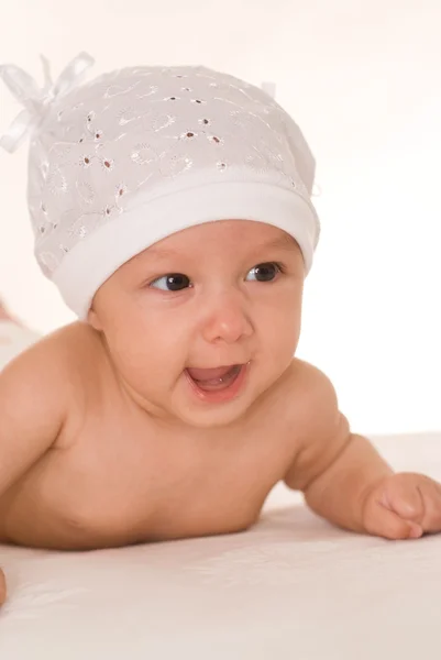 Retrato de um belo recém-nascido — Fotografia de Stock
