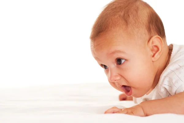 Retrato de un bebé feliz —  Fotos de Stock