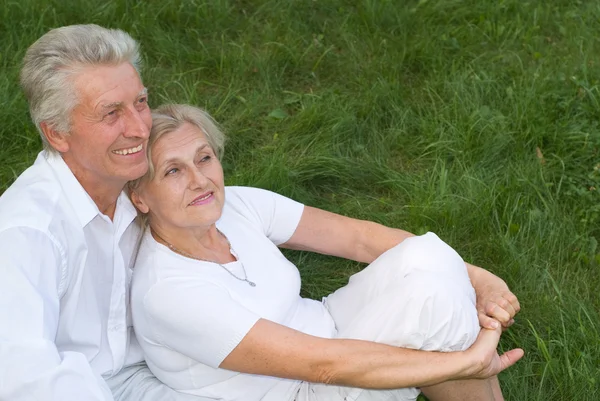 Nice old couple — Stock Photo, Image