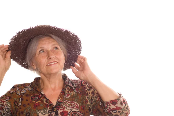 Mooie oudere vrouw — Stockfoto