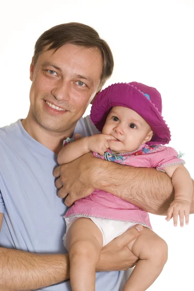 Ojciec i jego córka — Zdjęcie stockowe