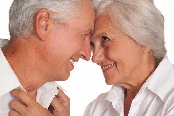 Nice elderly couple together — Stock Photo, Image