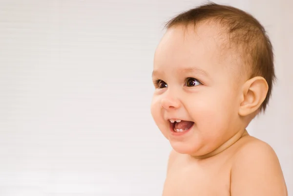 Hezký úsměv dítěte — Stock fotografie