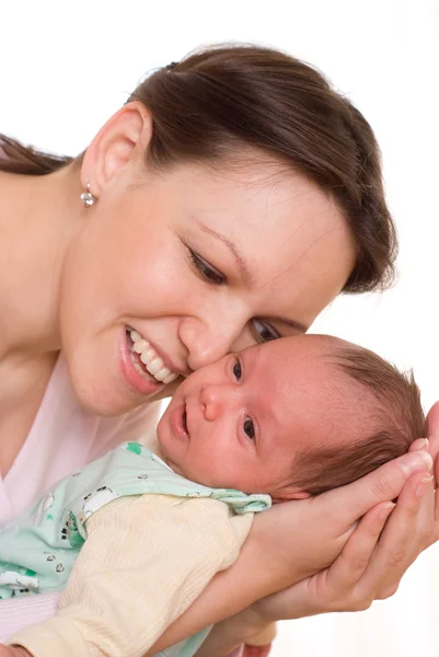 Sonriente madre feliz —  Fotos de Stock