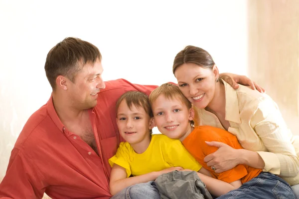 Parents with their children — Stock Photo, Image