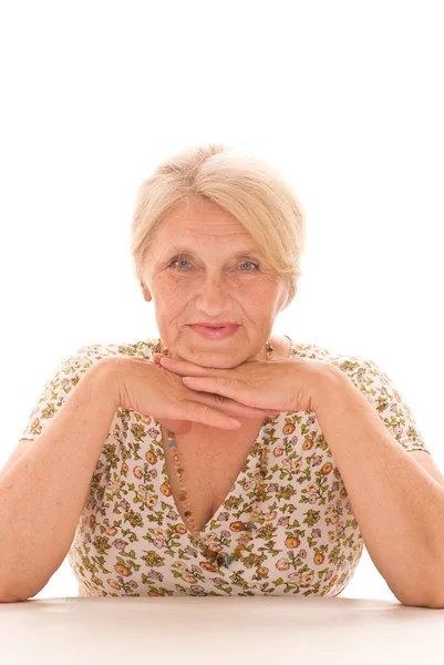 Güzel Yaşlı Kadın — Stok fotoğraf