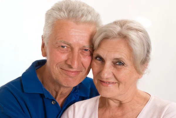 Gelukkig bejaarde echtpaar samen — Stockfoto