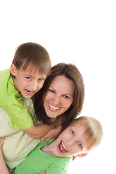 행복 한 엄마와 아이 들 — 스톡 사진