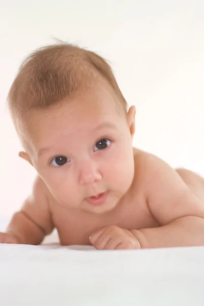 Portrét krásné novorozence — Stock fotografie