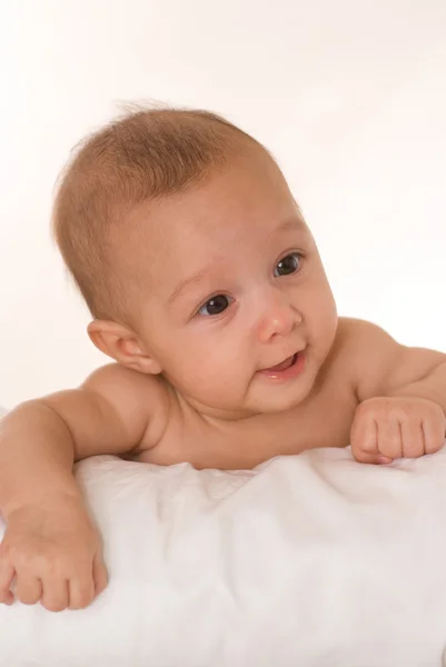 一个美丽的新生婴儿的肖像 — 图库照片