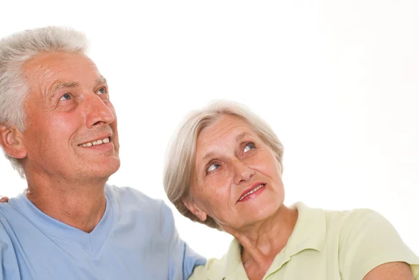 Gelukkig bejaarde echtpaar samen — Stockfoto
