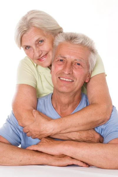 快乐老年夫妇在一起 — 图库照片