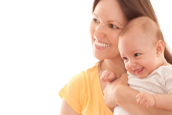幸せな母親と赤ちゃん — ストック写真
