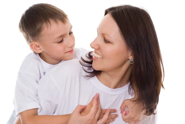 Glückliche Mutter mit ihrem Kind — Stockfoto