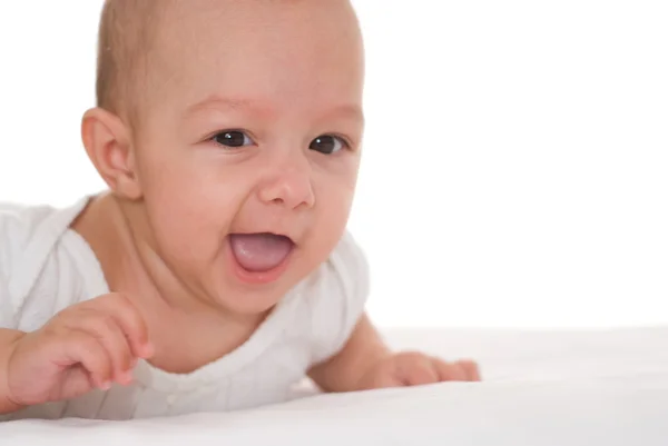 Mutlu bir bebeğin portresi — Stok fotoğraf