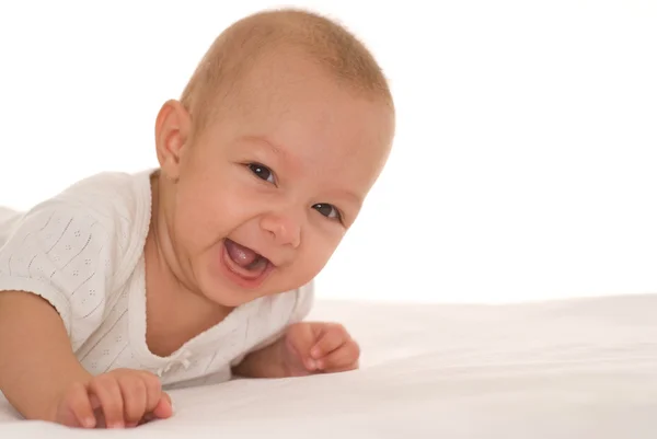 Retrato de um bebê feliz — Fotografia de Stock