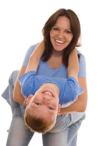 Moeder en haar kind samen — Stockfoto