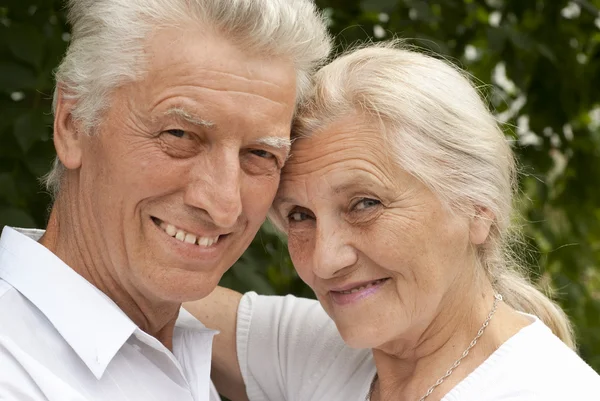 Пожилая пара вместе — стоковое фото