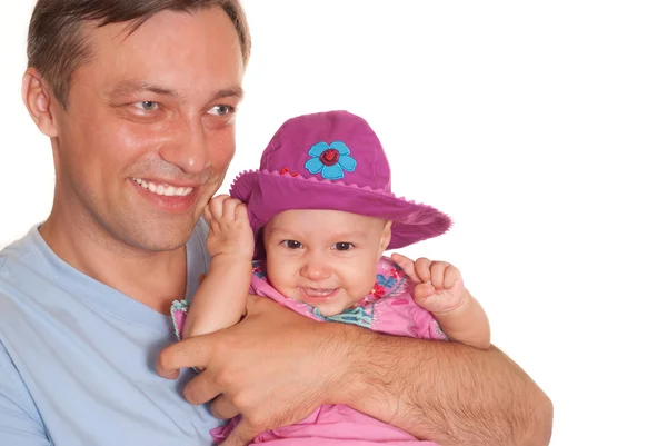 Otec a jeho dcera — Stock fotografie