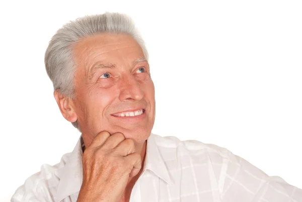 Portrait of a happy senior man — Stock Photo, Image