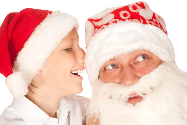 Santa with child — Stock Photo, Image